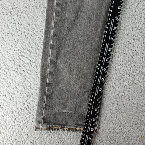 Levis Jeans Mens 30x32 (30x30) Gray 510 Distressed Skinny Fit Stretch Denim - Picture 10 of 16
